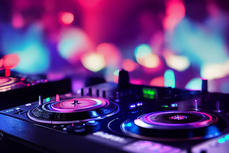 DJ entertainment image from The Party Hype’s existing website